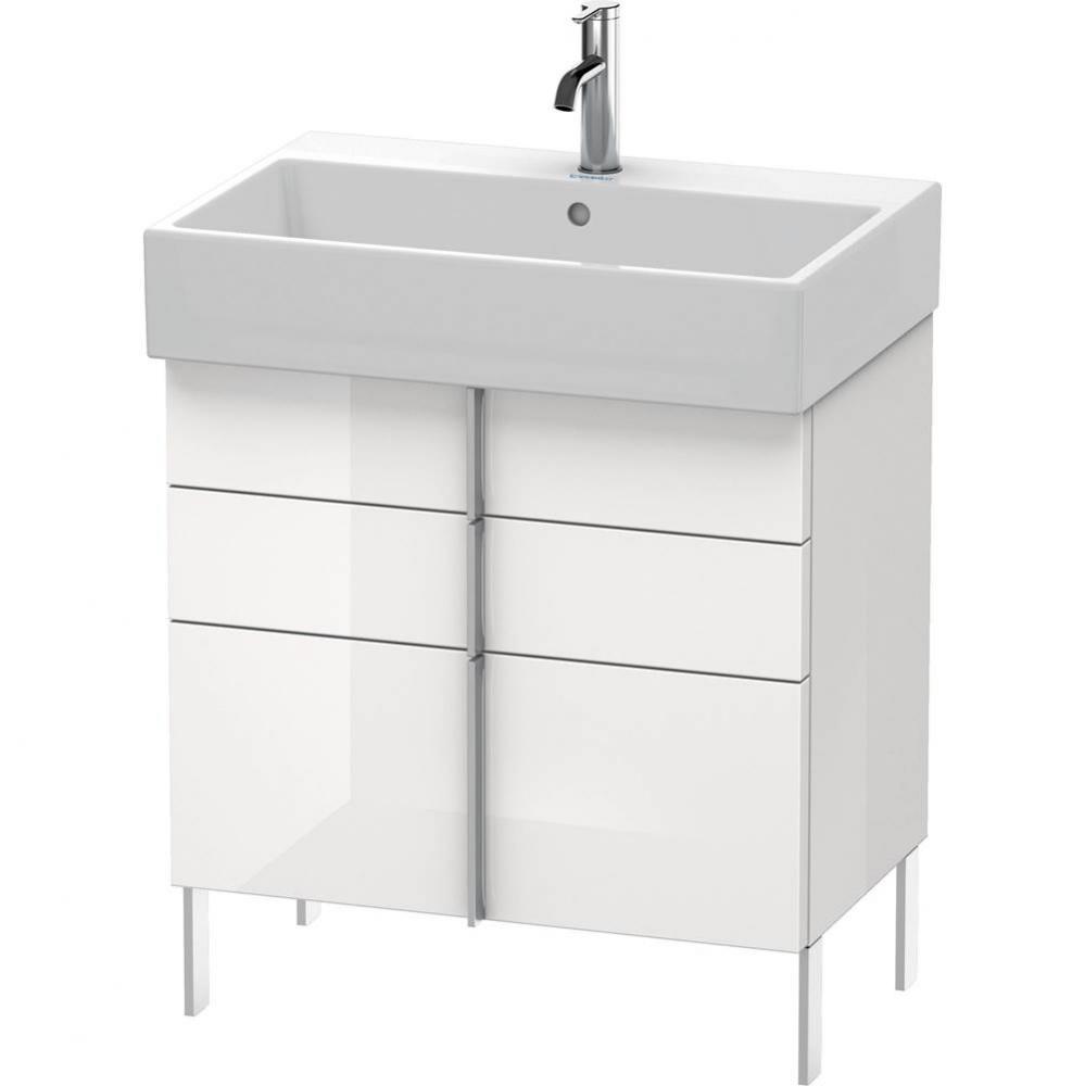 Duravit Vero Air Floor Standing Vanity Unit  White High Gloss