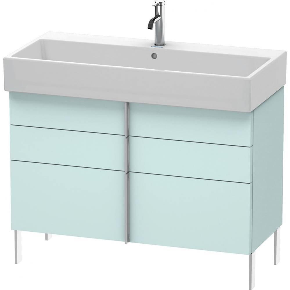 Duravit Vero Air Floor Standing Vanity Unit  Light Blue Matte