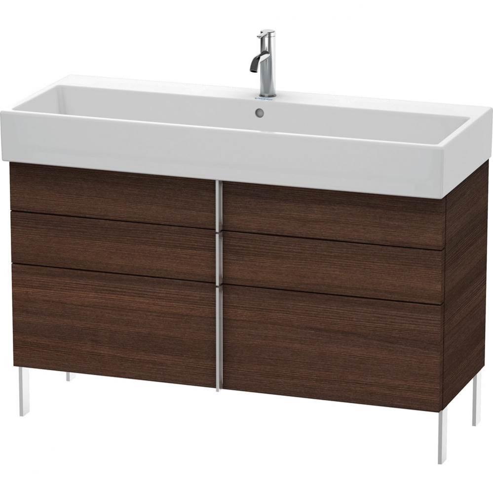 Duravit Vero Air Floor Standing Vanity Unit  Chestnut Dark