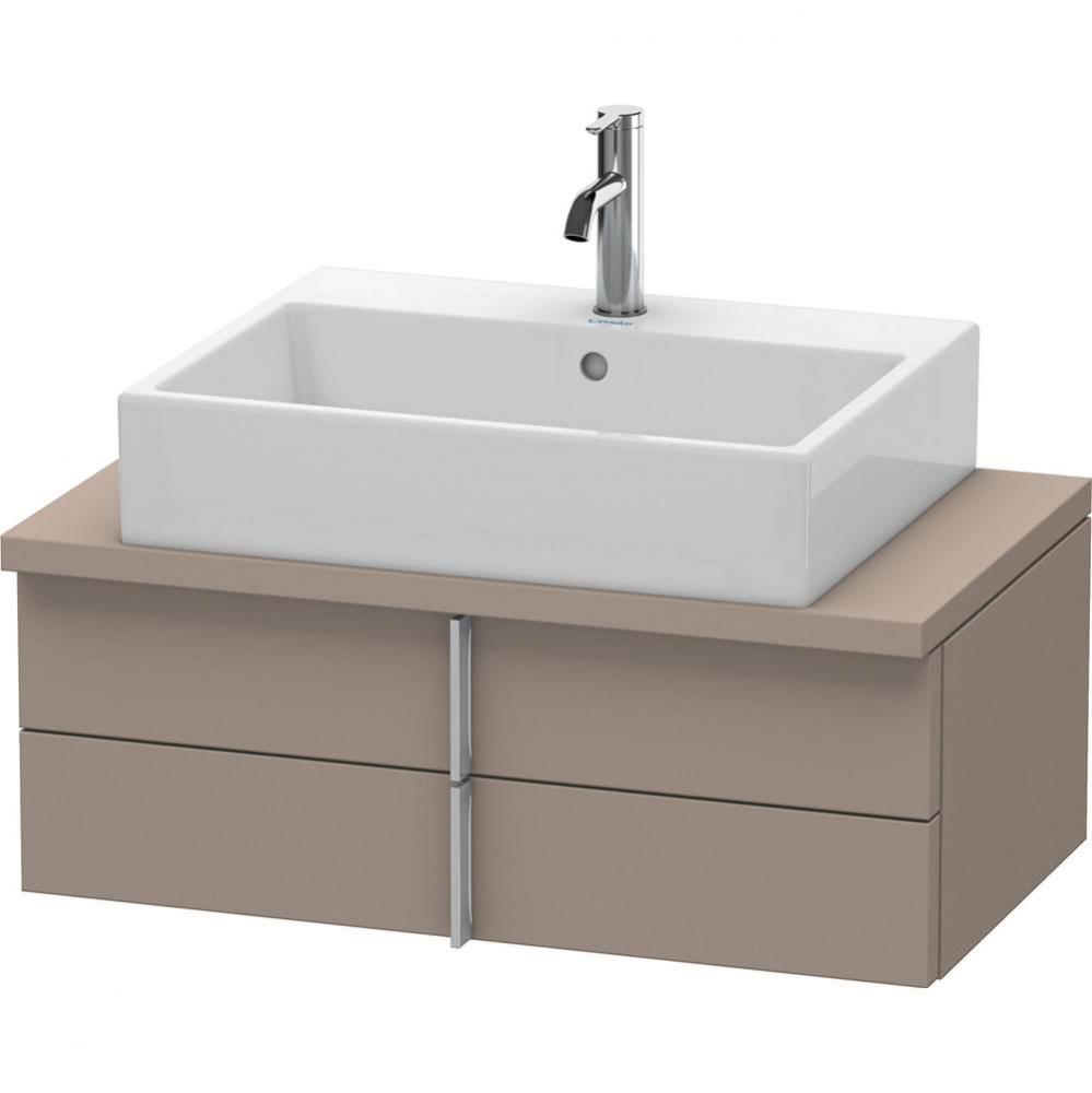 Duravit Vero Two Drawer Vanity Unit For Console Basalt