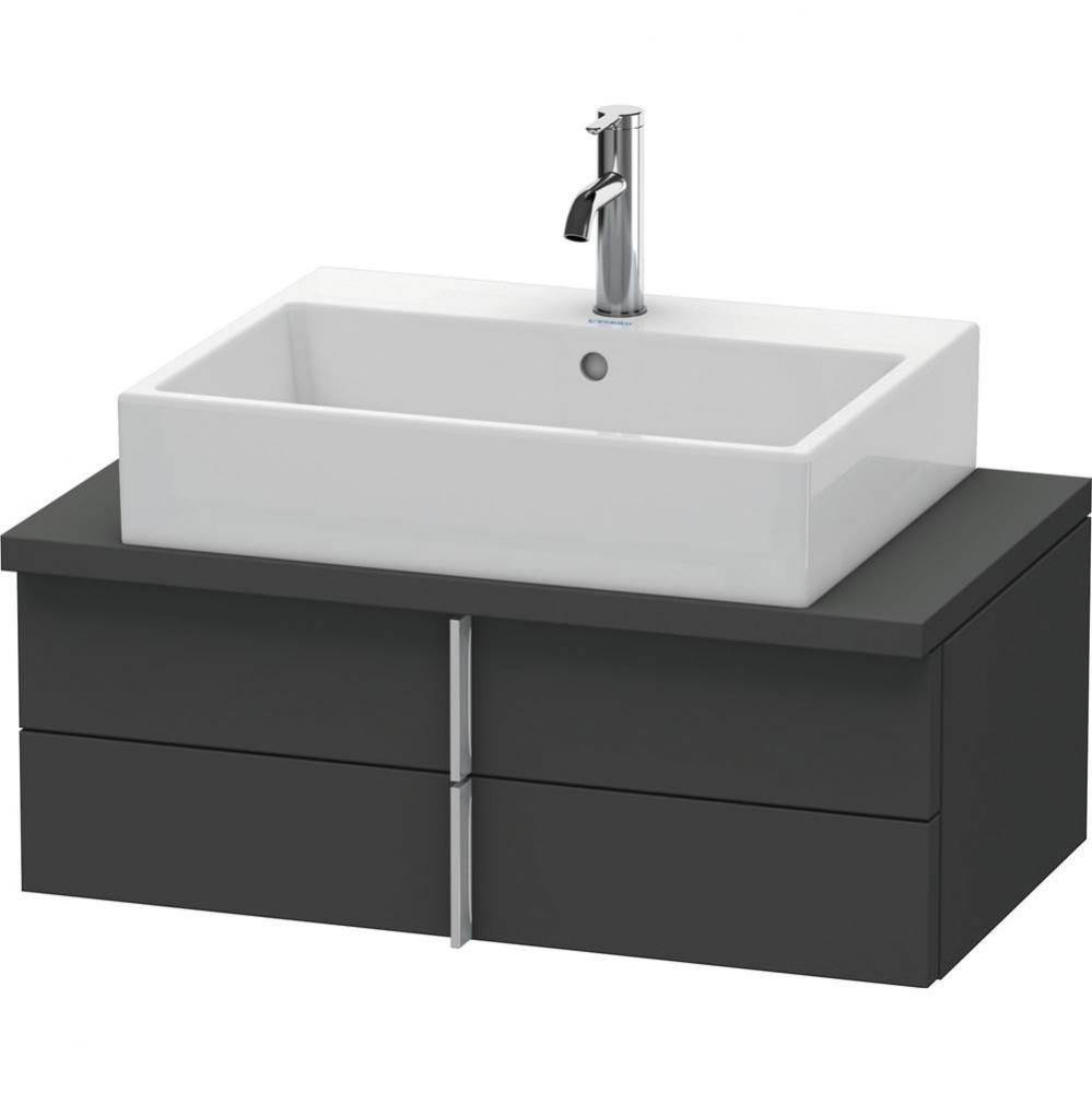 Duravit Vero Two Drawer Vanity Unit For Console Graphite