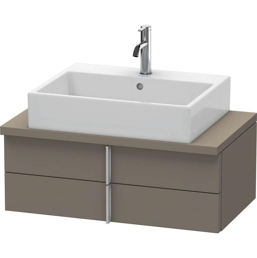 Duravit Vero Vanity Unit for Console  Flannel Gray Satin Matte