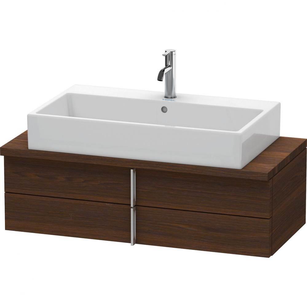 Duravit Vero Two Drawer Vanity Unit For Console Walnut Brushed