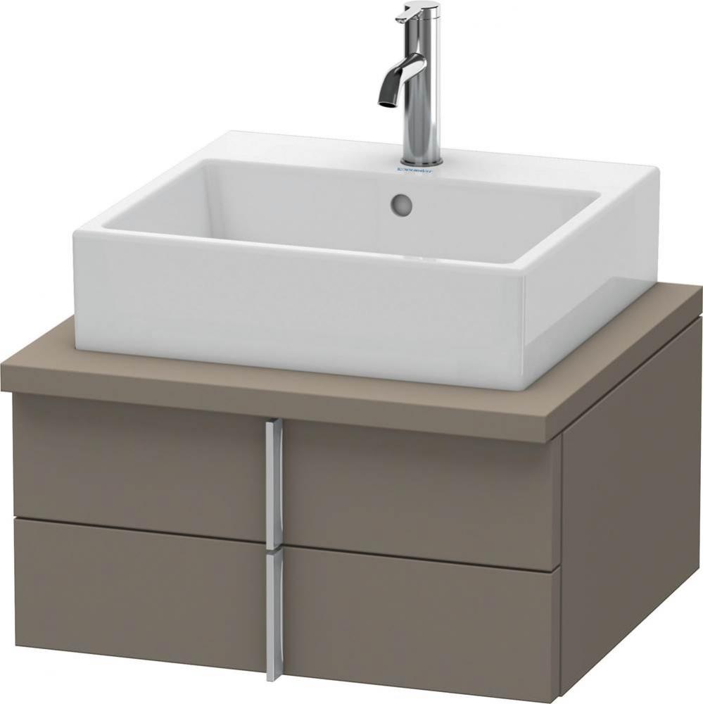 Duravit Vero Vanity Unit for Console  Flannel Gray Satin Matte