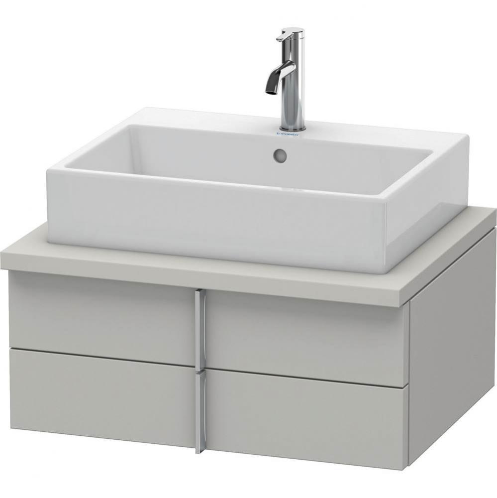 Duravit Vero Two Drawer Vanity Unit For Console Concrete Gray