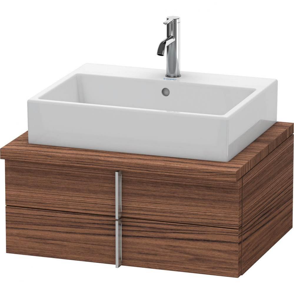 Duravit Vero Two Drawer Vanity Unit For Console Walnut Dark