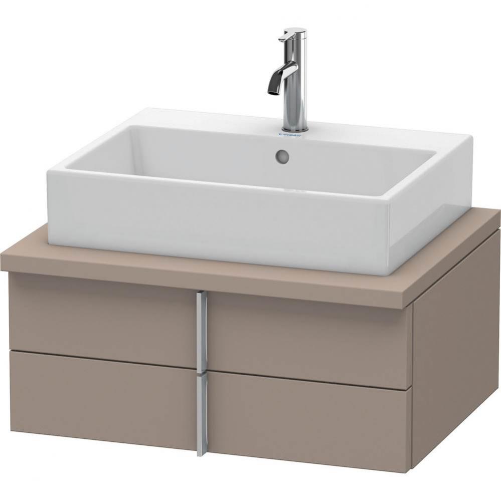 Duravit Vero Two Drawer Vanity Unit For Console Basalt