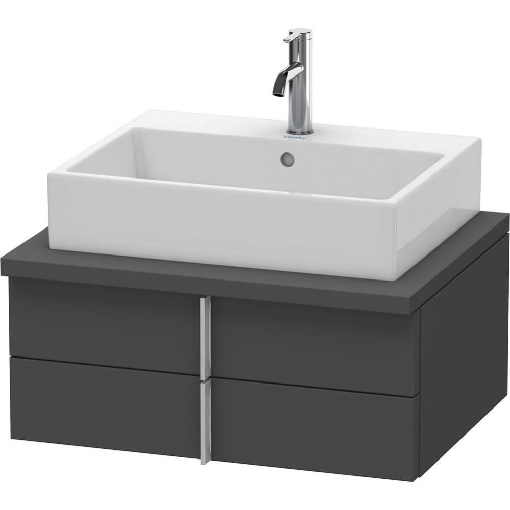 Duravit Vero Two Drawer Vanity Unit For Console Graphite