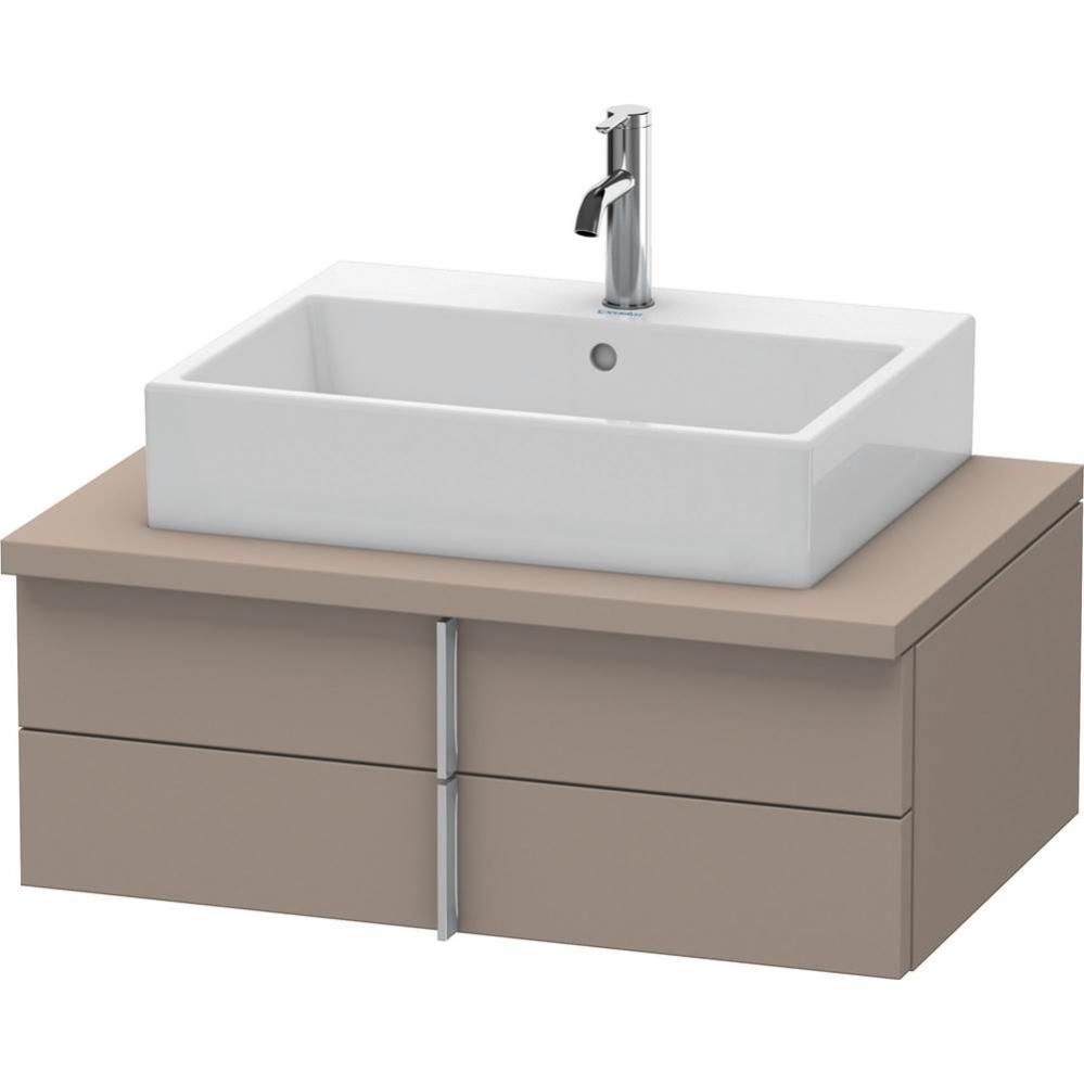 Duravit Vero Two Drawer Vanity Unit For Console Basalt