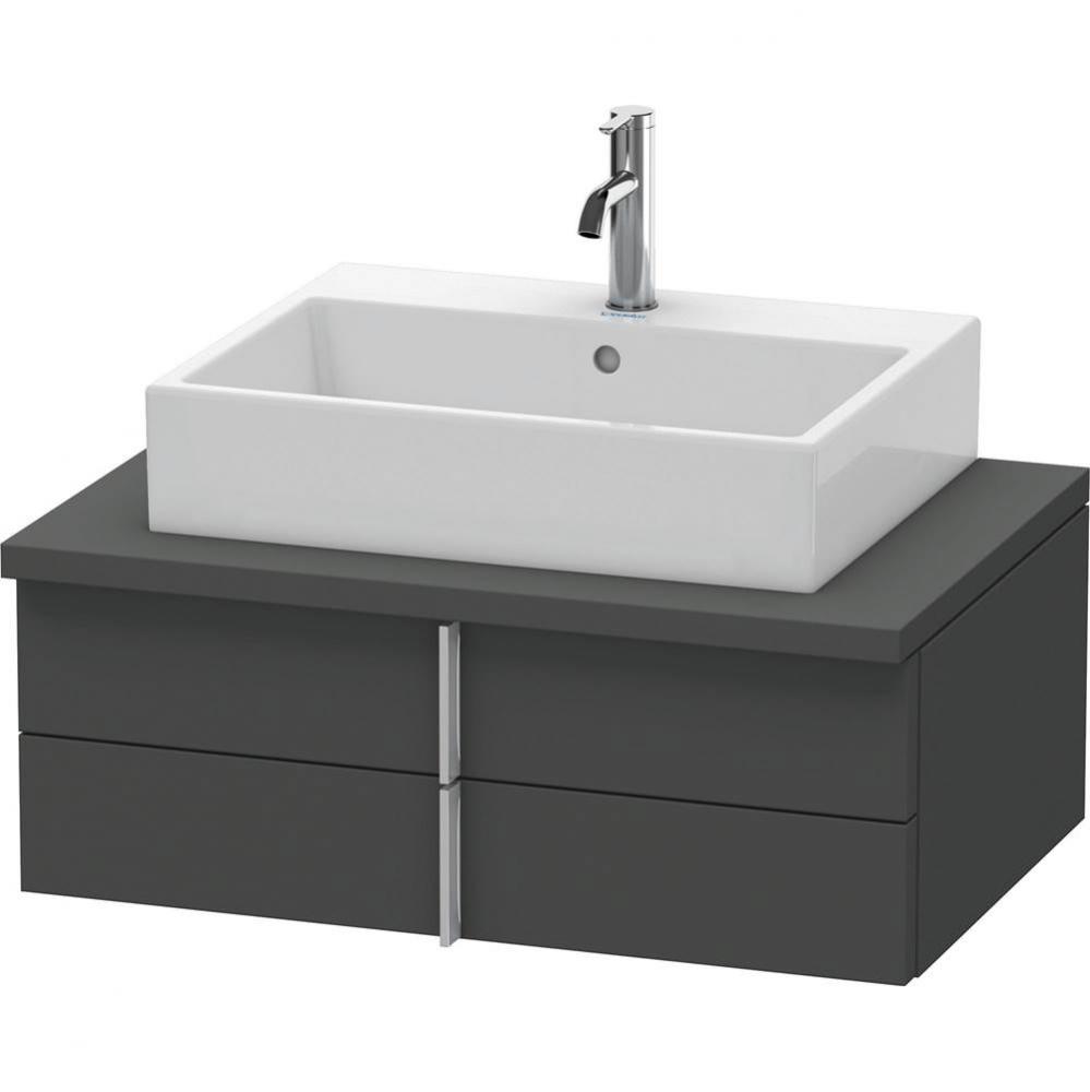 Duravit Vero Two Drawer Vanity Unit For Console Graphite