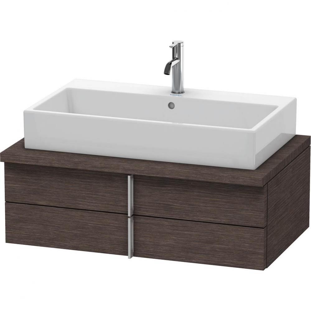 Duravit Vero Two Drawer Vanity Unit For Console Dark Brushed Oak