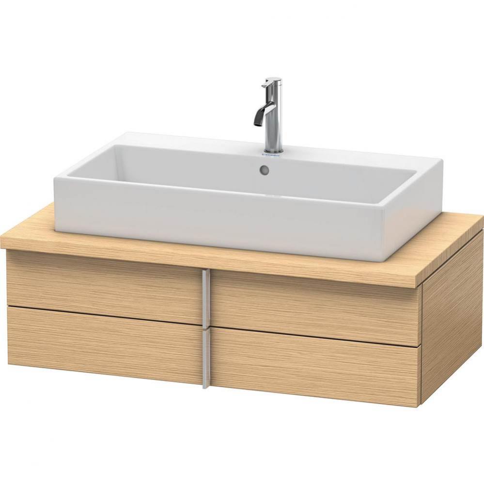 Duravit Vero Two Drawer Vanity Unit For Console Brushed Oak