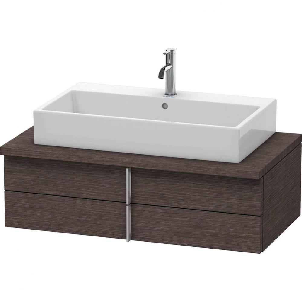 Duravit Vero Two Drawer Vanity Unit For Console Dark Brushed Oak