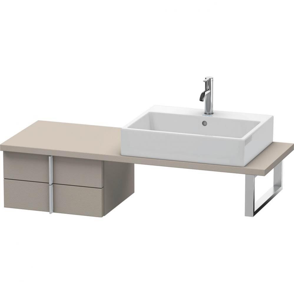 Duravit Vero Two Drawer Low Cabinet For Console Terra