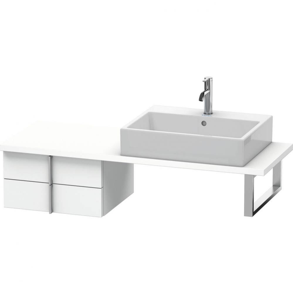 Duravit Vero Two Drawer Low Cabinet For Console White