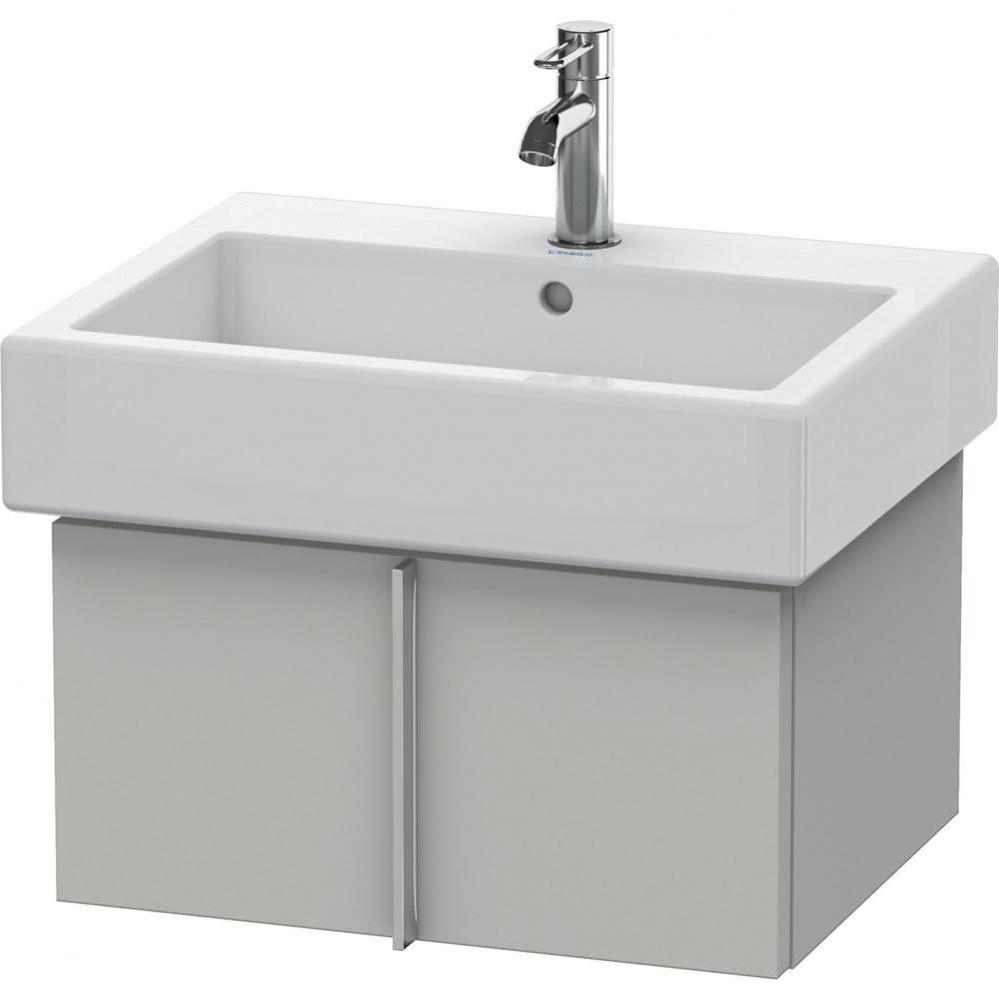 Duravit Vero Vanity Unit Wall-Mounted  Concrete Gray Matte