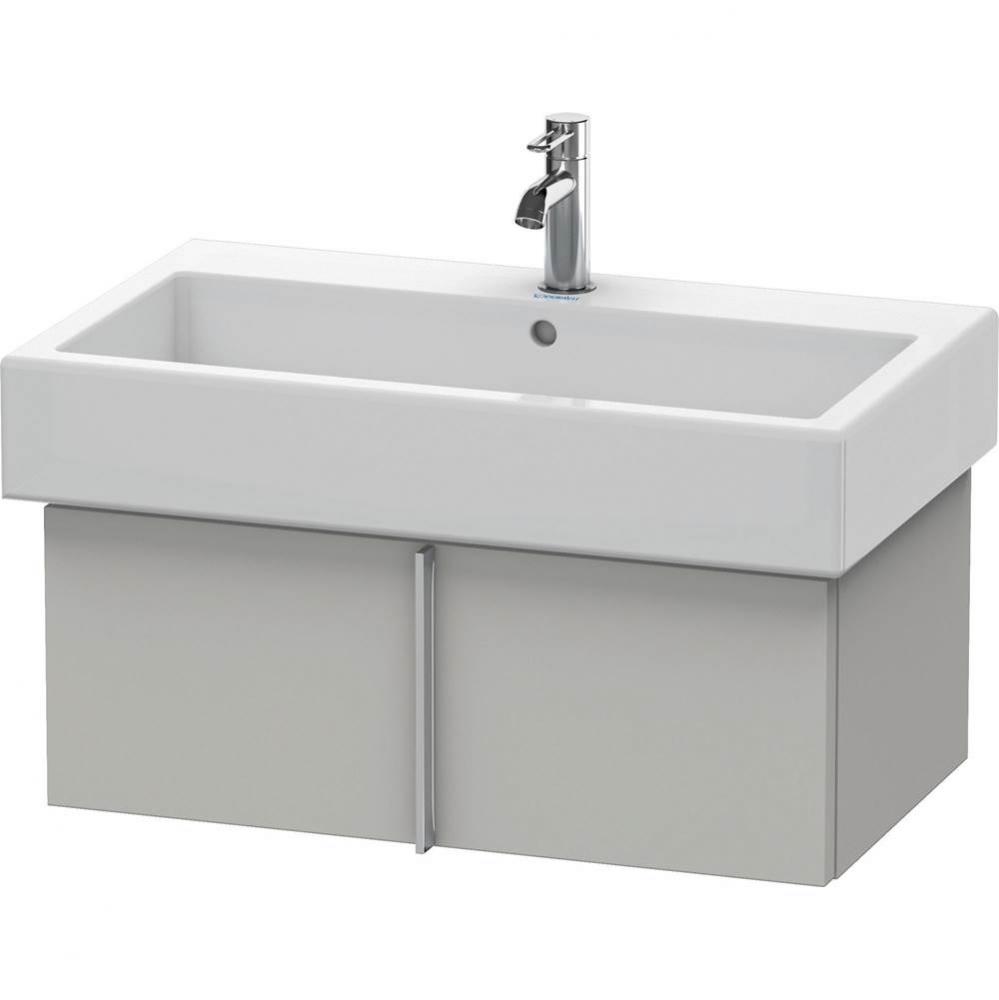 Duravit Vero Vanity Unit Wall-Mounted  Concrete Gray Matte