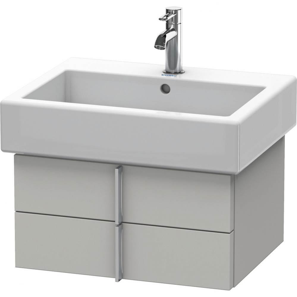 Duravit Vero Vanity Unit Wall-Mounted  Concrete Gray Matte