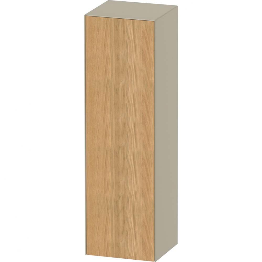 White Tulip Semi-Tall Cabinet Natural Oak