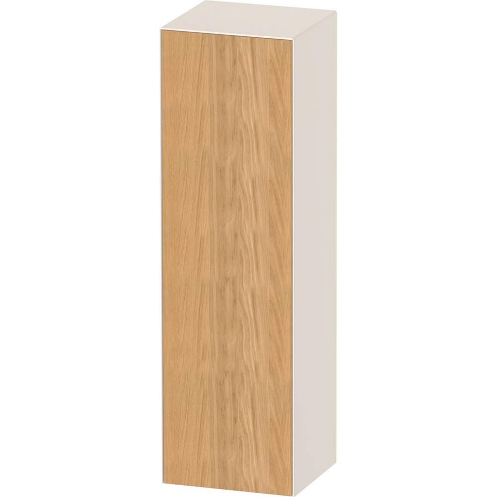 White Tulip Semi-Tall Cabinet Natural Oak