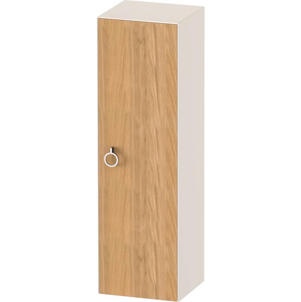 White Tulip Semi-Tall Cabinet Natural Oak