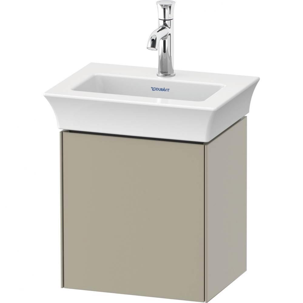 White Tulip Wall-Mounted Vanity Unit Taupe