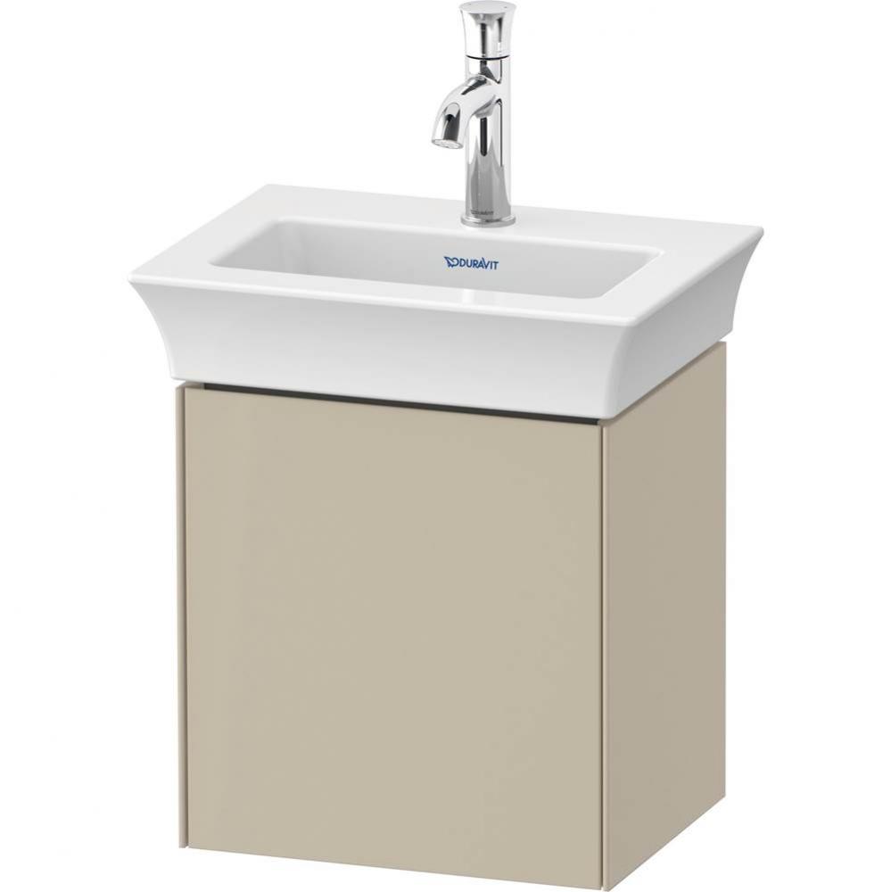 White Tulip Wall-Mounted Vanity Unit Taupe