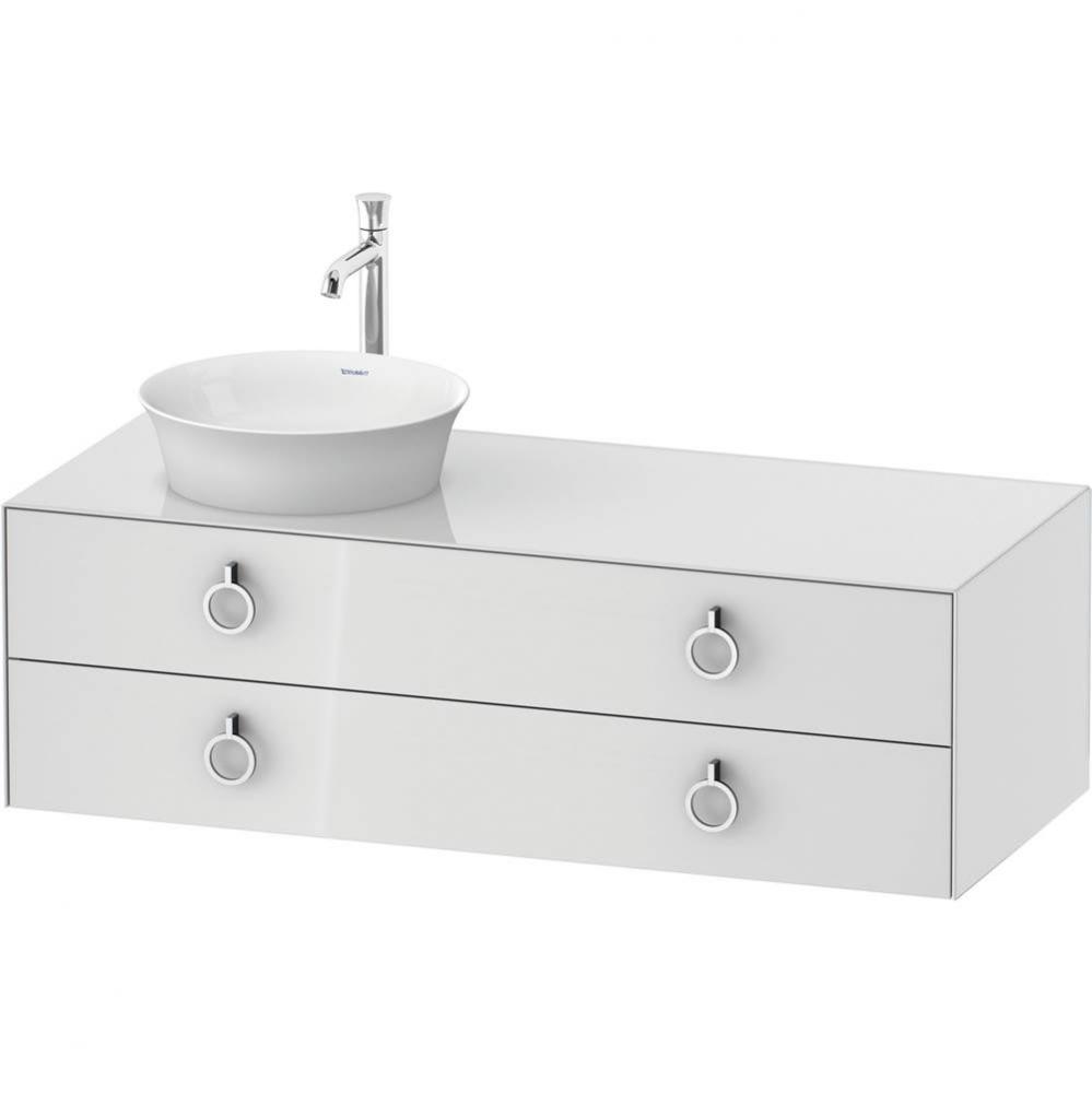 White Tulip Wall-Mounted Vanity Unit White