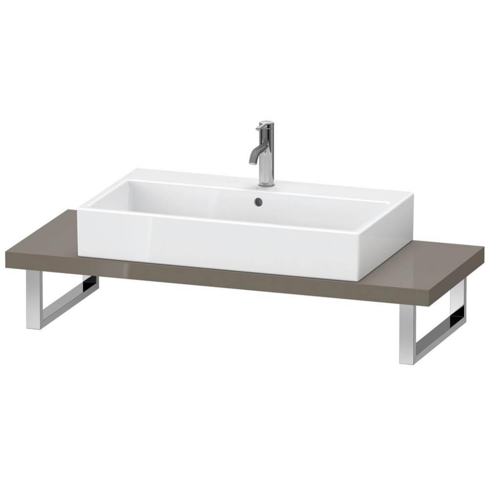 Duravit X-Large Console  Flannel Gray High Gloss