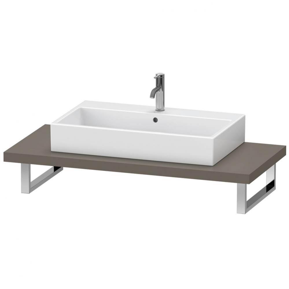 Duravit X-Large Console  Flannel Gray Satin Matte