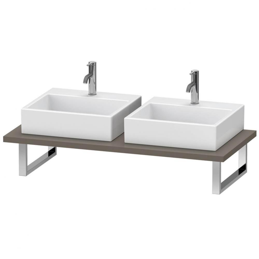 Duravit X-Large Console  Flannel Gray Satin Matte