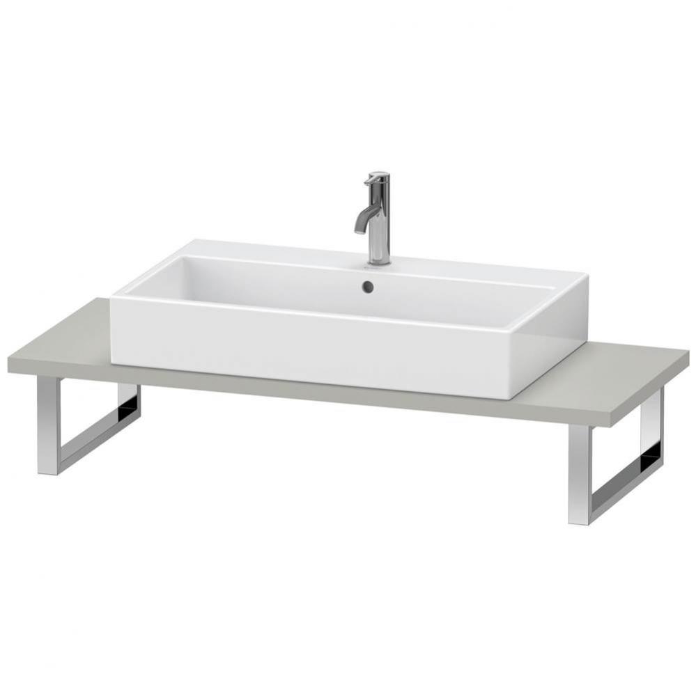 Duravit X-Large Console  Concrete Gray Matte