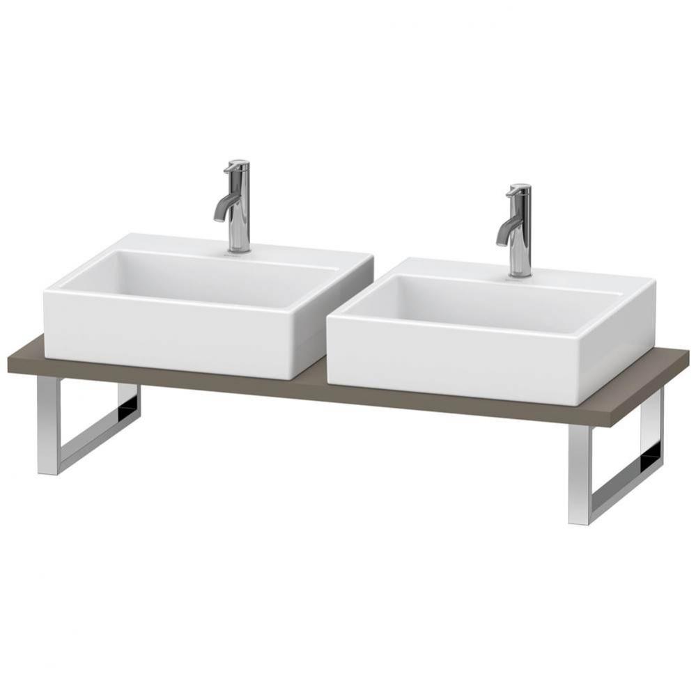 Duravit X-Large Console  Flannel Gray Satin Matte