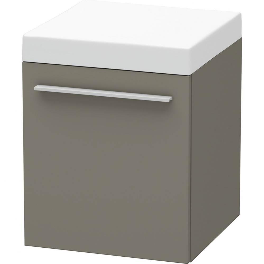 Duravit X-Large Mobile Storage Unit  Flannel Gray Satin Matte