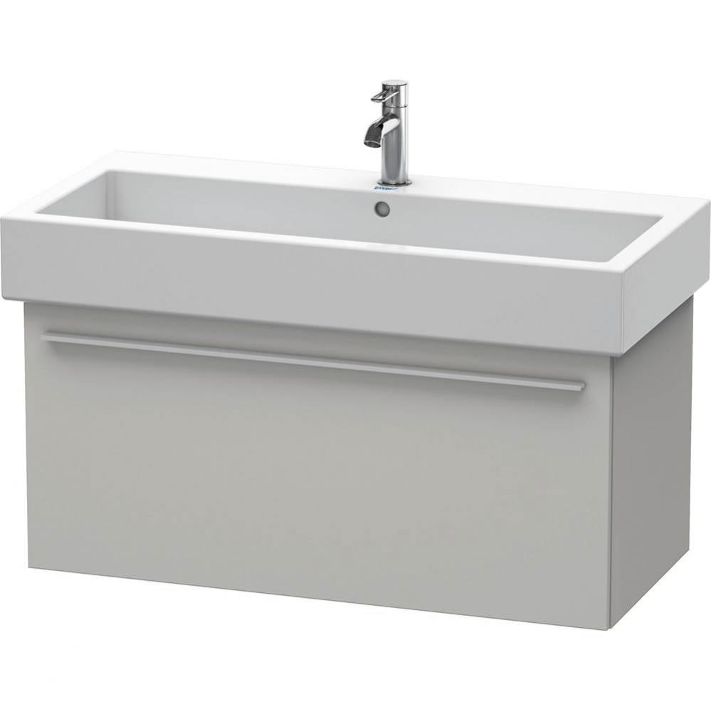 Duravit X-Large Wall-Mount Vanity Unit Concrete Gray