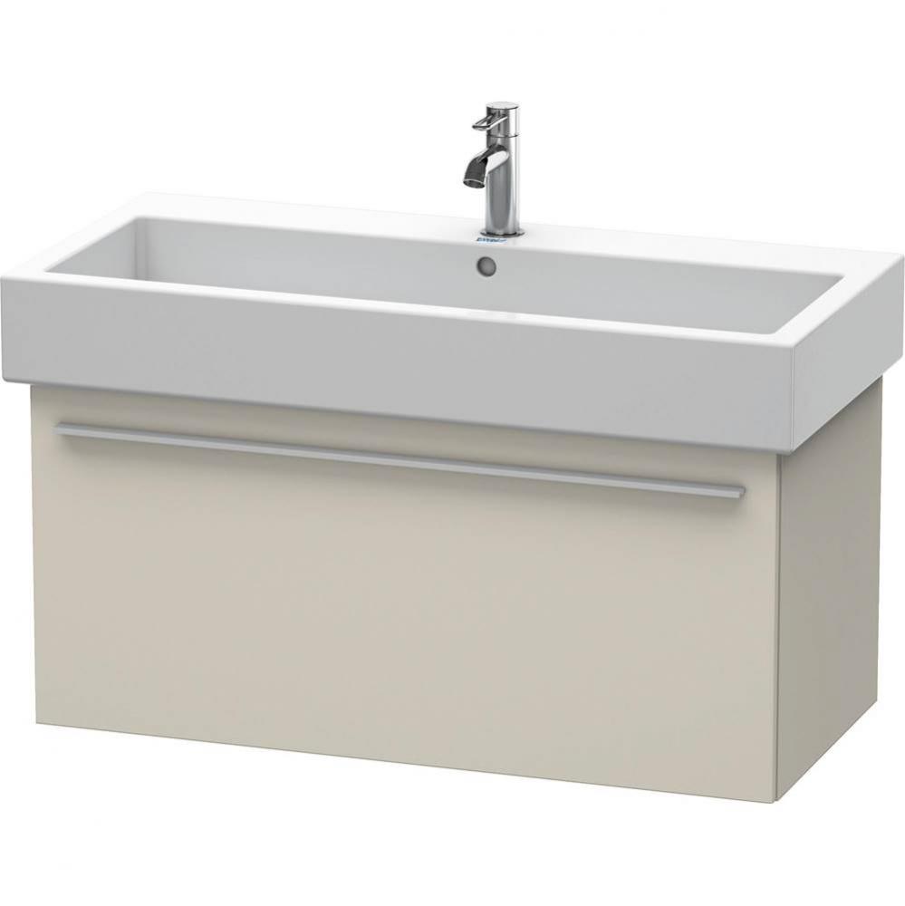 Duravit X-Large Wall-Mount Vanity Unit Taupe