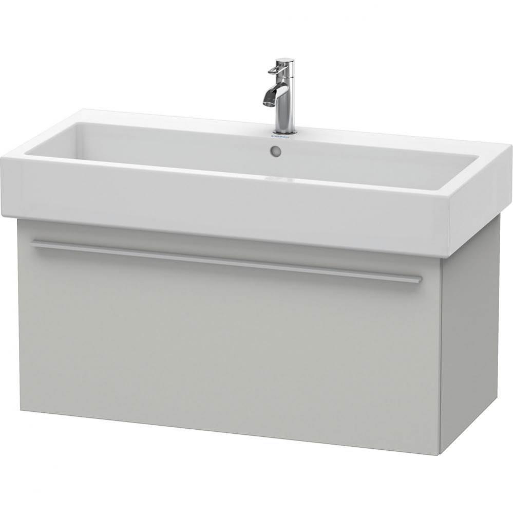 Duravit X-Large Wall-Mount Vanity Unit Concrete Gray