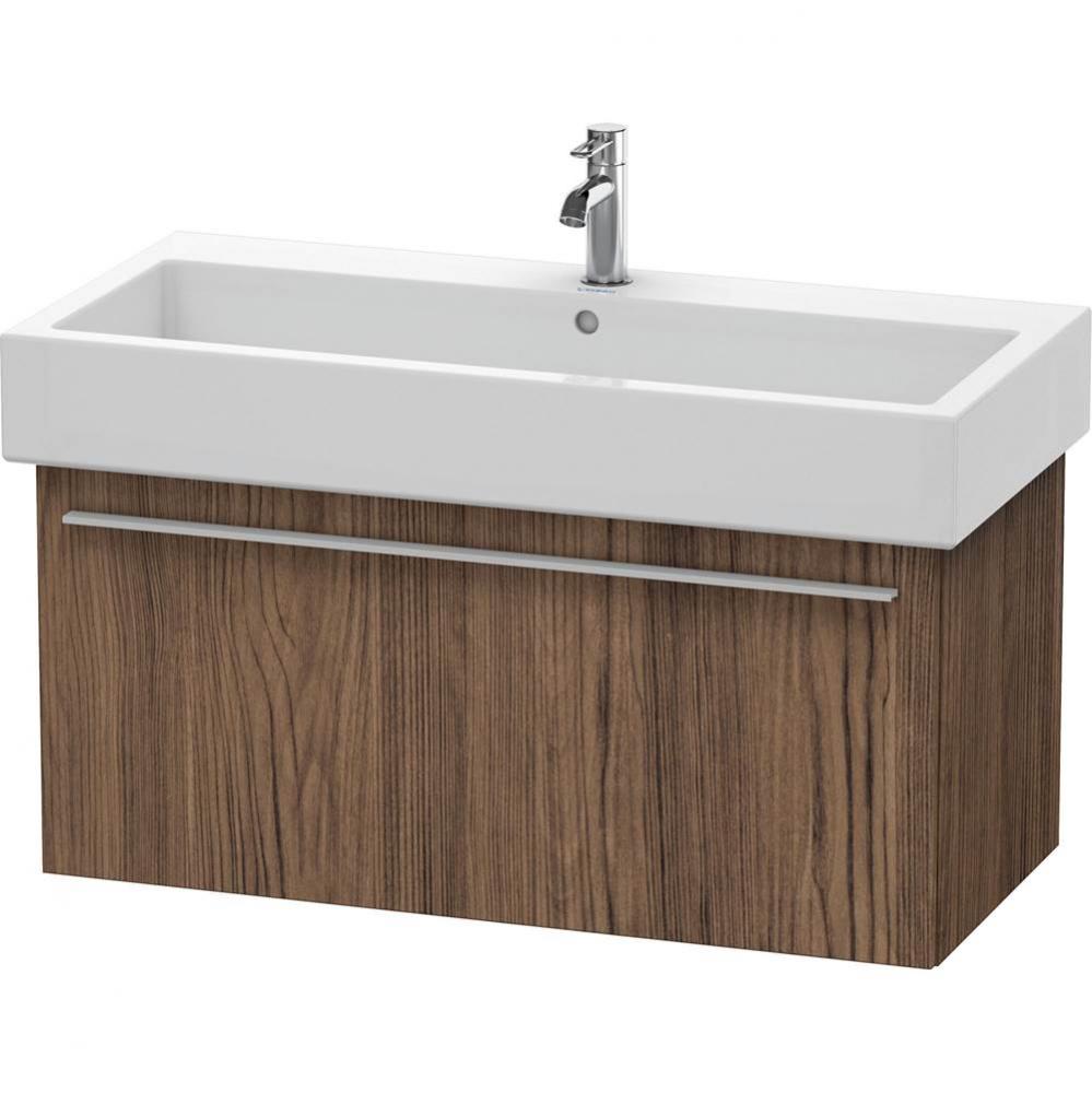 Duravit X-Large Wall-Mount Vanity Unit Walnut Dark