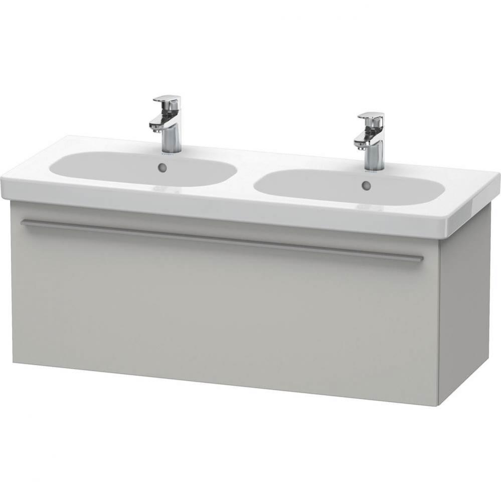 Duravit X-Large Wall-Mount Vanity Unit Concrete Gray