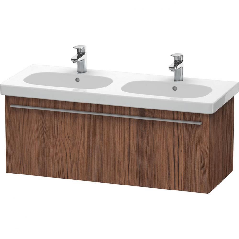 Duravit X-Large Wall-Mount Vanity Unit Walnut Dark