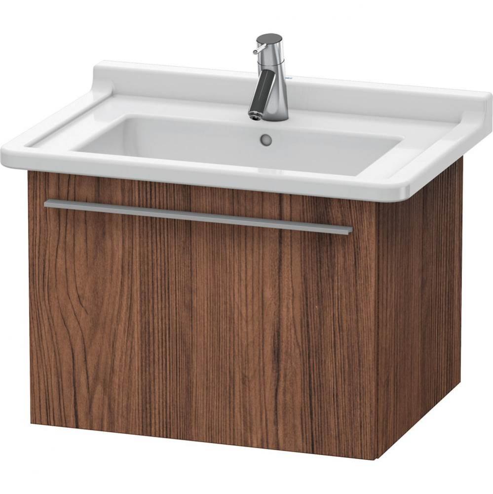 Duravit X-Large Wall-Mount Vanity Unit Walnut Dark