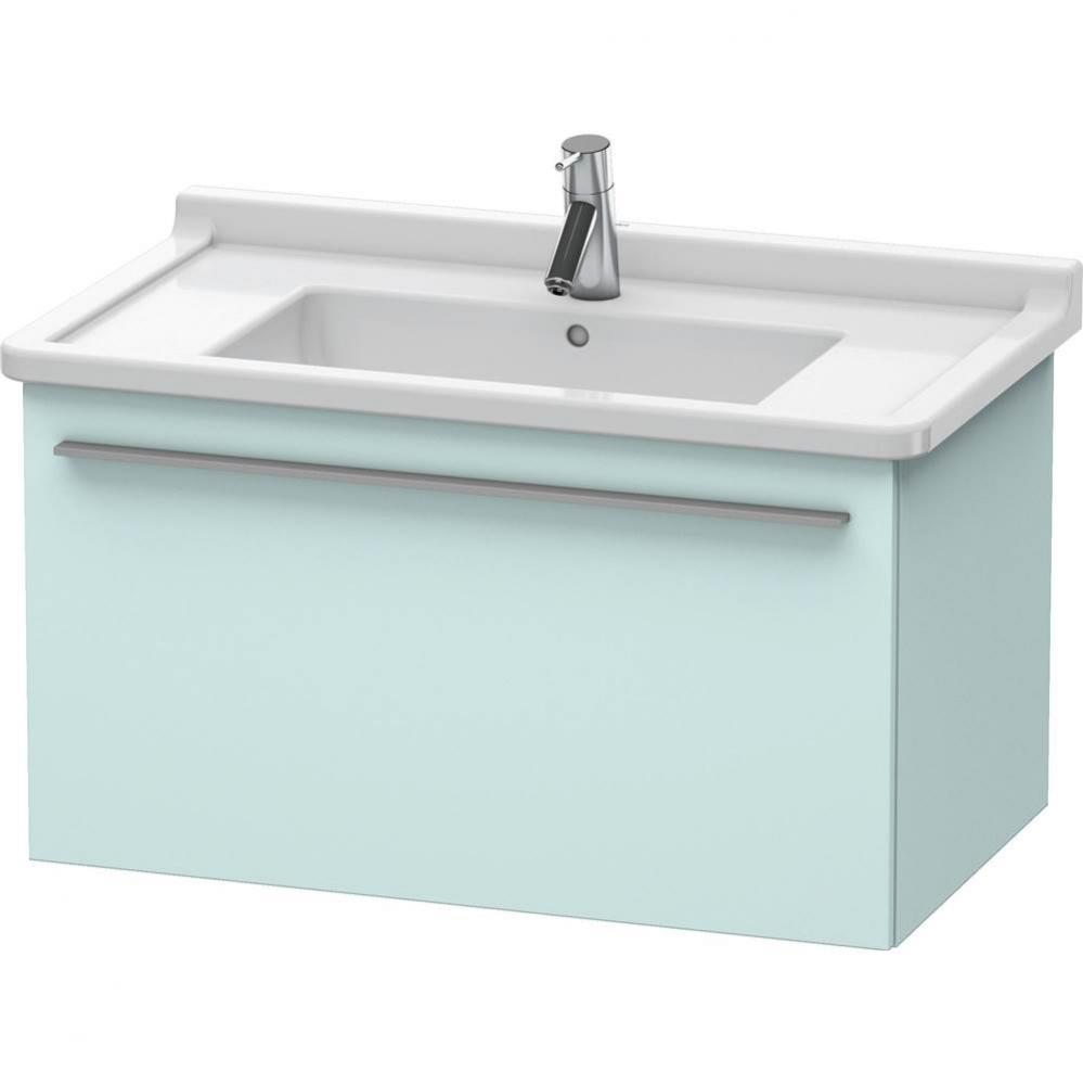 Duravit X-Large Vanity Unit Wall-Mounted  Light Blue Matte