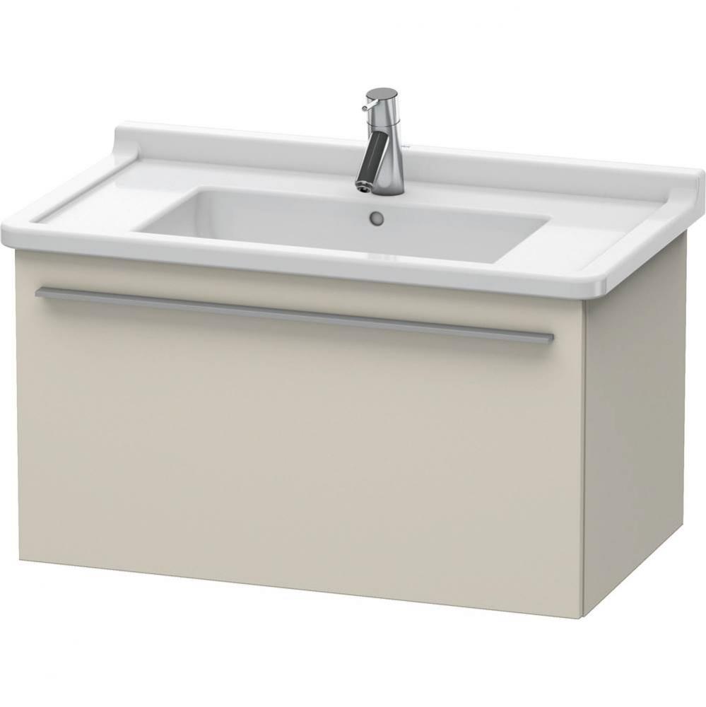 Duravit X-Large Wall-Mount Vanity Unit Taupe