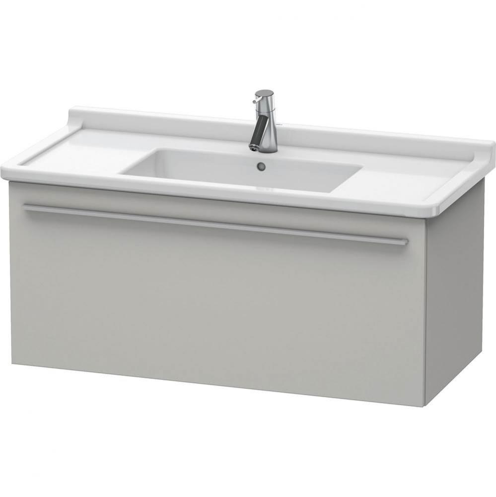 Duravit X-Large Wall-Mount Vanity Unit Concrete Gray