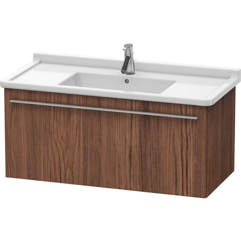 Duravit X-Large Wall-Mount Vanity Unit Walnut Dark