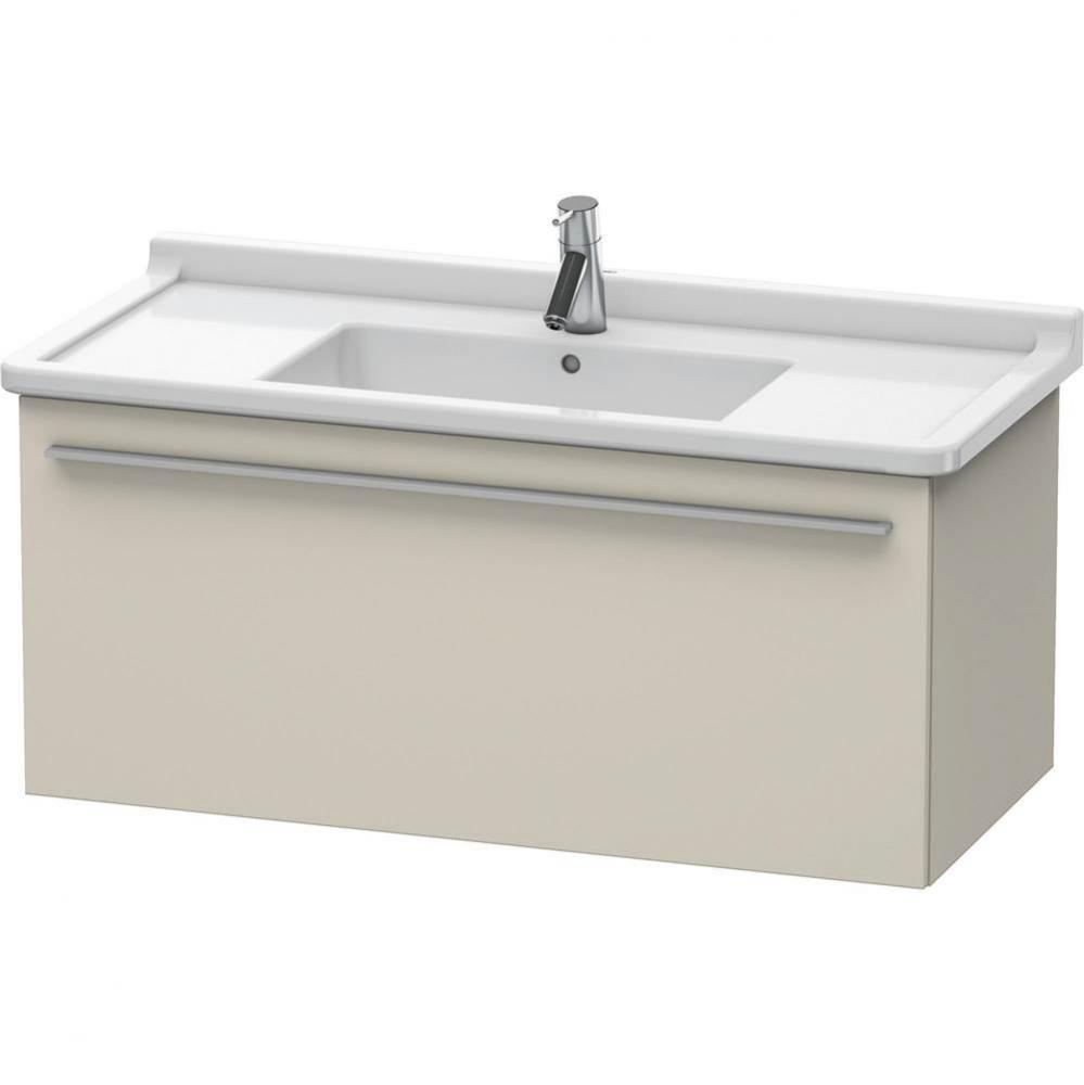 Duravit X-Large Wall-Mount Vanity Unit Taupe