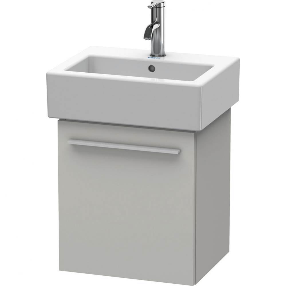 Duravit X-Large One Door Wall-Mount Vanity Unit Concrete Gray