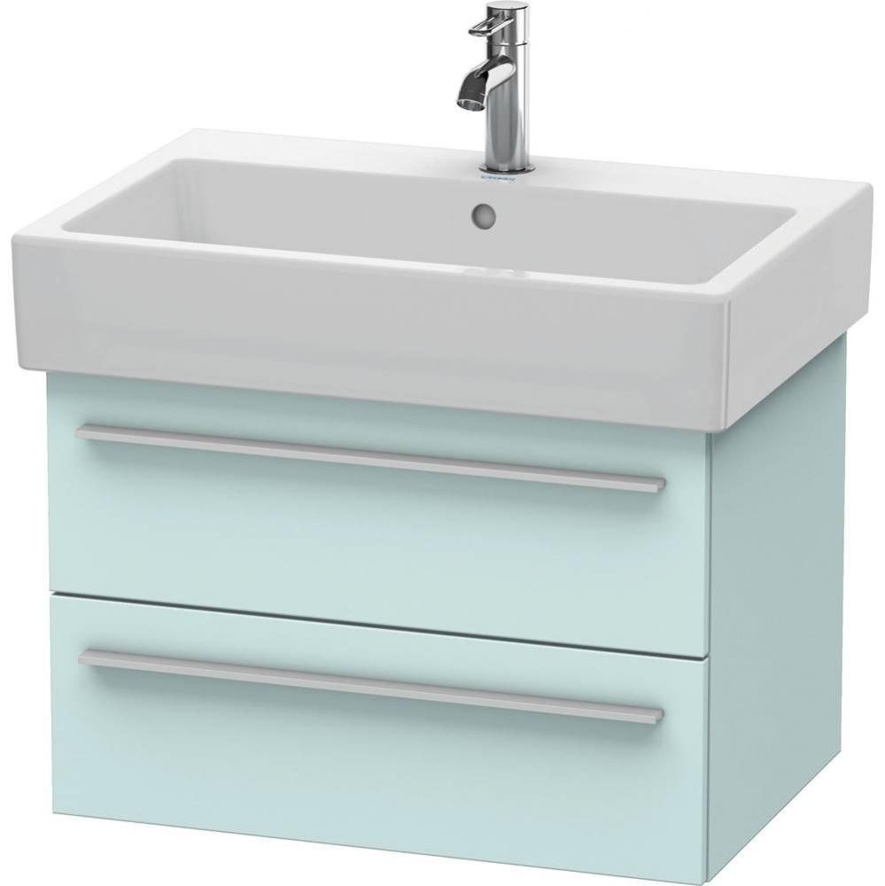 Duravit X-Large Vanity Unit Wall-Mounted  Light Blue Matte