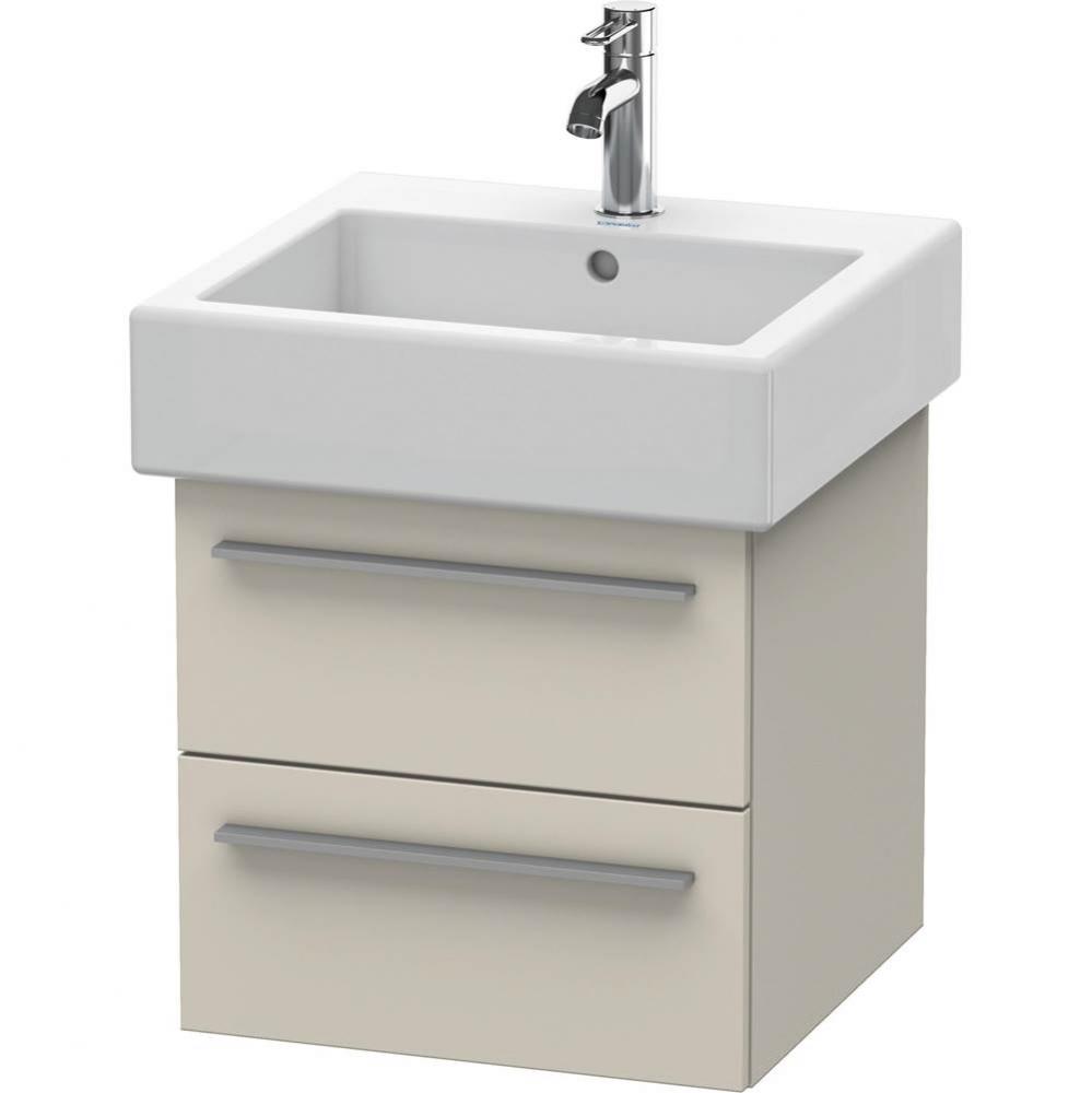 Duravit X-Large Wall-Mount Vanity Unit Taupe