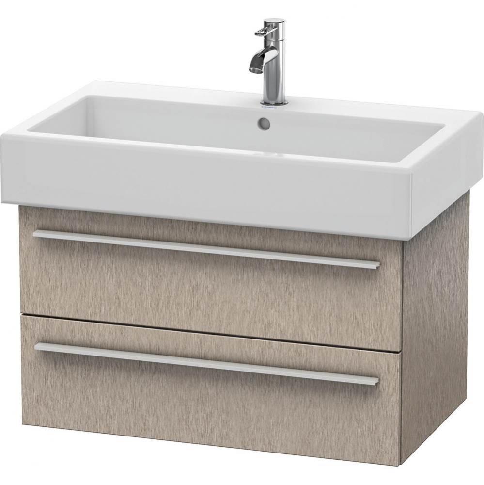 Duravit X-Large Wall-Mount Vanity Unit Cashmere Oak